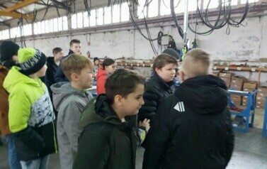 Wycieczka do Zakładu Prefabrykacji Konstrukcji Dachowych 12