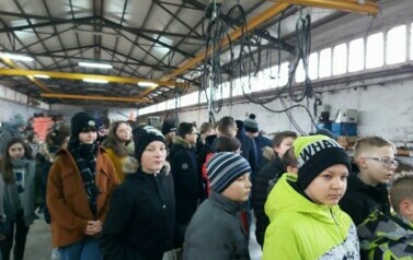 Wycieczka do Zakładu Prefabrykacji Konstrukcji Dachowych 16