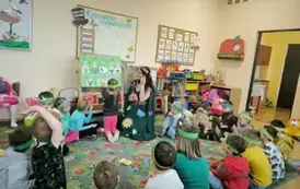 Lekcja otwarta w grupie przedszkolnej Motylki 14